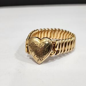 Vintage 1950s Bigney 46 Lady Launton Sweetheart Bracelet with name Marlene